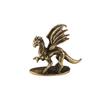 Massives Messing Warcraft Pterosaurier Drache Kleine Statue Desktop Ornament Figuren Retro Heimdekoration