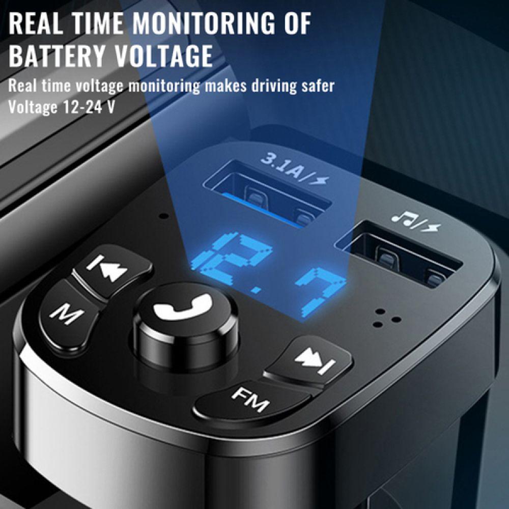 MP3 Music Player USB Car Charger MP3 Modulator Player Bluetooth 5.0 FM Transmitter Car Player