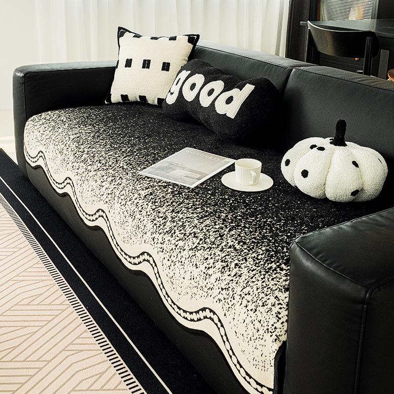 

Special-Shaped Sofa Cushion, Light Luxury Sofa Cover, High-End Sense, Universal In All Seasons New Non-Slip Irregular Seat Cushion 90*70cm