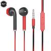 U11 Wire Stereo Earphone 1.1MM IN-Ear Headphone Running Music Game Earphone Noise Cancel For Mobile Phone PC PAD Laptop With Mic