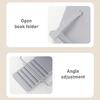 Reading Stands 6 Angles Adjustable Textbook Stand with Paper Clip Folding Cookbook Rack Bookrest for Textbook Tablet