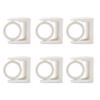 Rotatable Hook Bracket For Curtain Rod Towel Rack With Strong Plastic Materials And Easy Installation