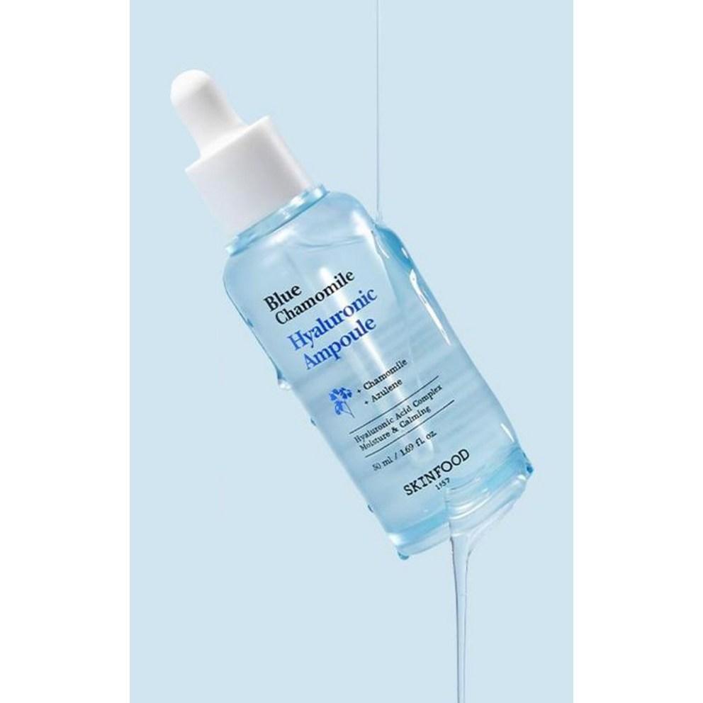 SKINFOOD Blue Chamomile Hyaluronic Ampoule, 50ml