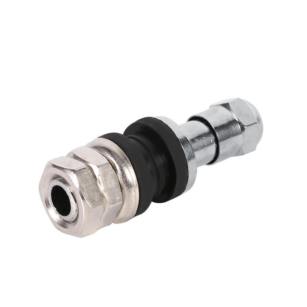 Qiilu [4 pieces] Clamp-in Valve Inside Valve for Aluminum Wheels