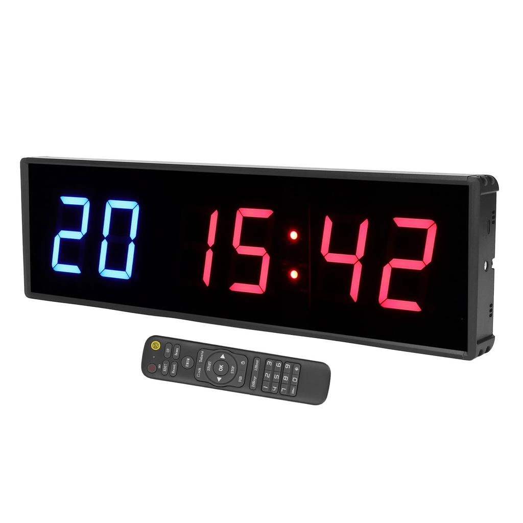 2.3in 6 Digit LED Timer with Remote Control Digital Timing Countdown Interval Timer AC 110‑240V