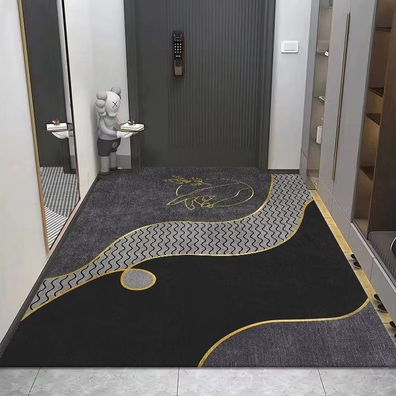 3D luxusní mramorový barevný koberec zlaté barvy pro domácí obývací pokoj Ložnice Pohovka Rohožka Dekor