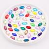 Mixed Color Crystal Buckles - Handmade Double Hole Glass Diamond for DIY Clothing