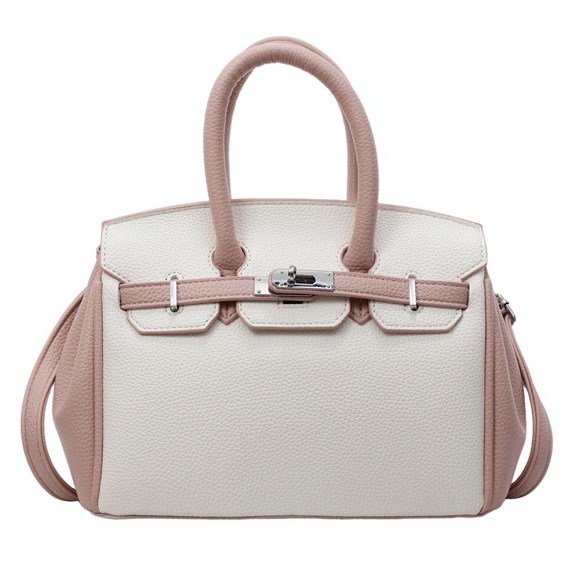 

Популярные сумки для женщин Контрастный цвет Сумки Келли Большая вместимость Сумки Модные и универсальные На плечо Кроссбоди one size fits all