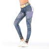 Womens High-Waisted Printed Yoga Leggings Running Fitness Dance Workout Stretchy Compression Pants