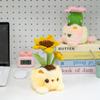 Creative Love Cat Cactus Plush Potted Plant for Girls Office Sun Flower Table Company Event Gift