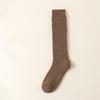 1/4 Pairs of Long Tube Cotton Socks with Thickened Towel Material for Warmth