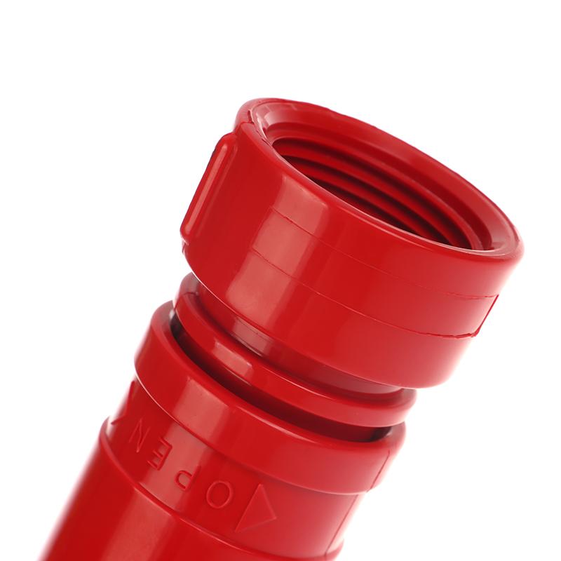 Fire Hose Nozzle 1-1/2Inch Heavy Duty Nozzle High Pressure Pump Sprinkler Outdoor Garden Hose Spray Nozzle Watering Sprinkler