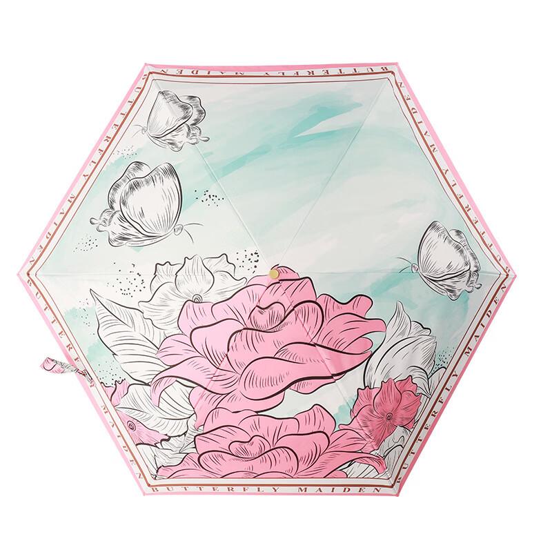 Yutenggefei Ultra-light Tri-Fold Sun Protection Umbrella