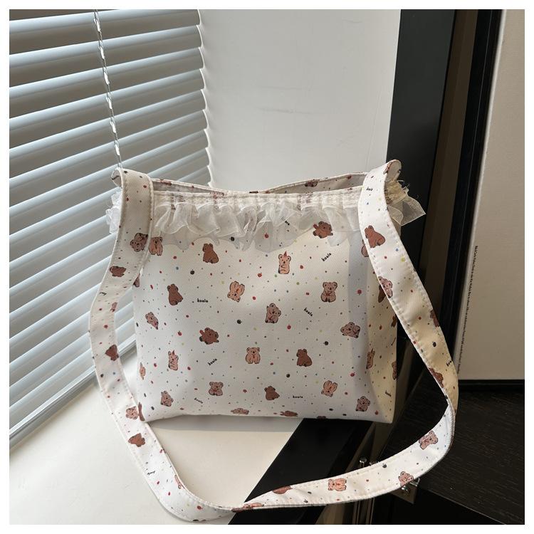 

Суперпопулярная этим летом милая сумка-медвежонок в стиле инс, многоцветная, ретро, легкая, трендовая сумка, тканевая сумка, на плечо, мессенджер