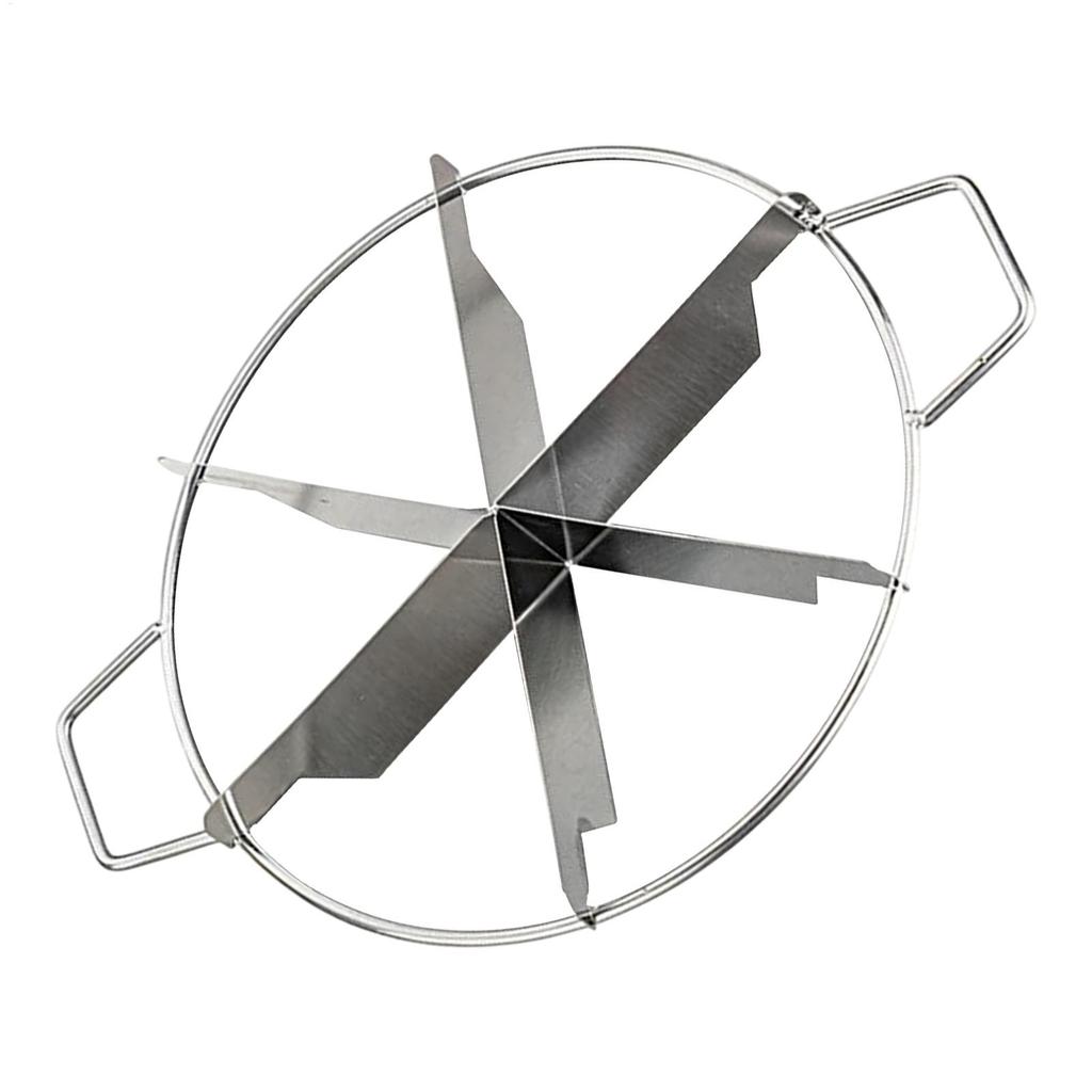 Cake Cutter Slicer Stainless Steel Pie Cutter Round Bread Divider Pastry Cheese Pizza Cutting Press Tool Equal Portion Marker