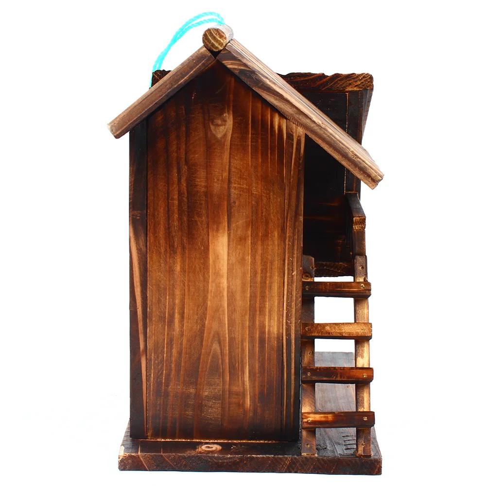 Holz Eichhörnchenhaus Nistkasten, Sicher für Vögel und Wildtiere, Holz Nestschutz