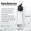 10 Pack 30ML Airbrush Plastic Bottles Jars with caps for Dual-Action Siphon Suction Feed Airbrush