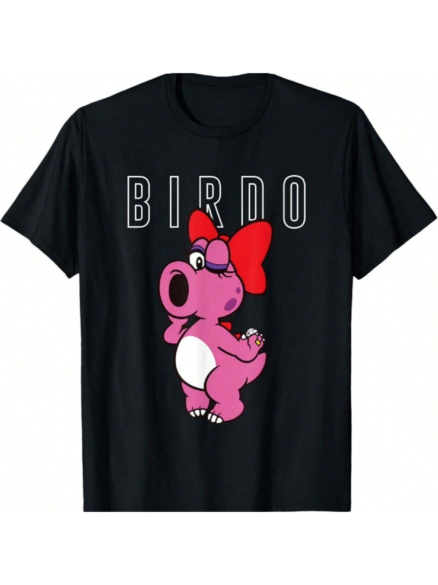 Bros Birdo Big Pink Portrait Simple Text T-Shirt S разноцветный
