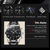 Xqiyi StyliSh Waterproof Men S Watch Analog Quartz Black Leather Strap buSineSS