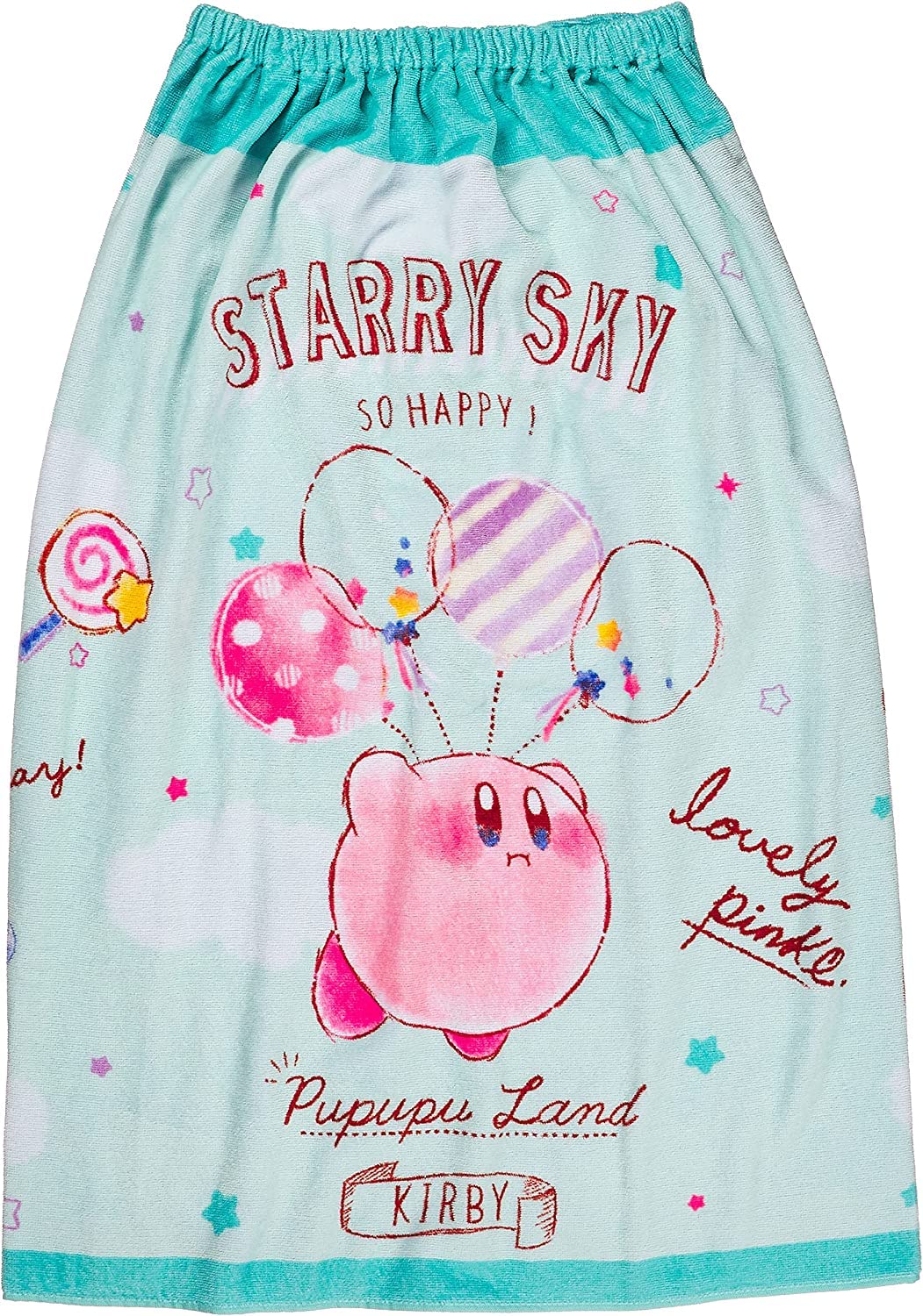 Marushin Kirby Обертывание 80 см Kirby Носимое банное полотенце для девочек и 4585016700 Полотенце, Длинное, Звезды, Nintendo, Детское полотенце, Полотенце, Мальчики,