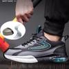 Mode Neue Männer Sicherheitsschuhe Stahlkappe Sneaker Sport Air Kissen Reflektierende Arbeit Sicherheit Stiefel Mann Pannensichere Arbeit Schuhe Anti-smash