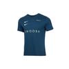 Nike T Shirts Men's Power Blue Crew Neck Moderate Straight Fit CV5893-499