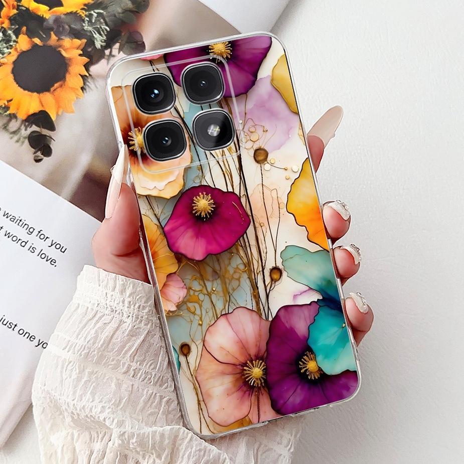 For Xiaomi 14T Pro Case 2025 New Luxury Painted Cover Clear Silicone Phone Case For Xiaomi Mi 14T Pro Mi14T 5G Soft Fundas Coque
