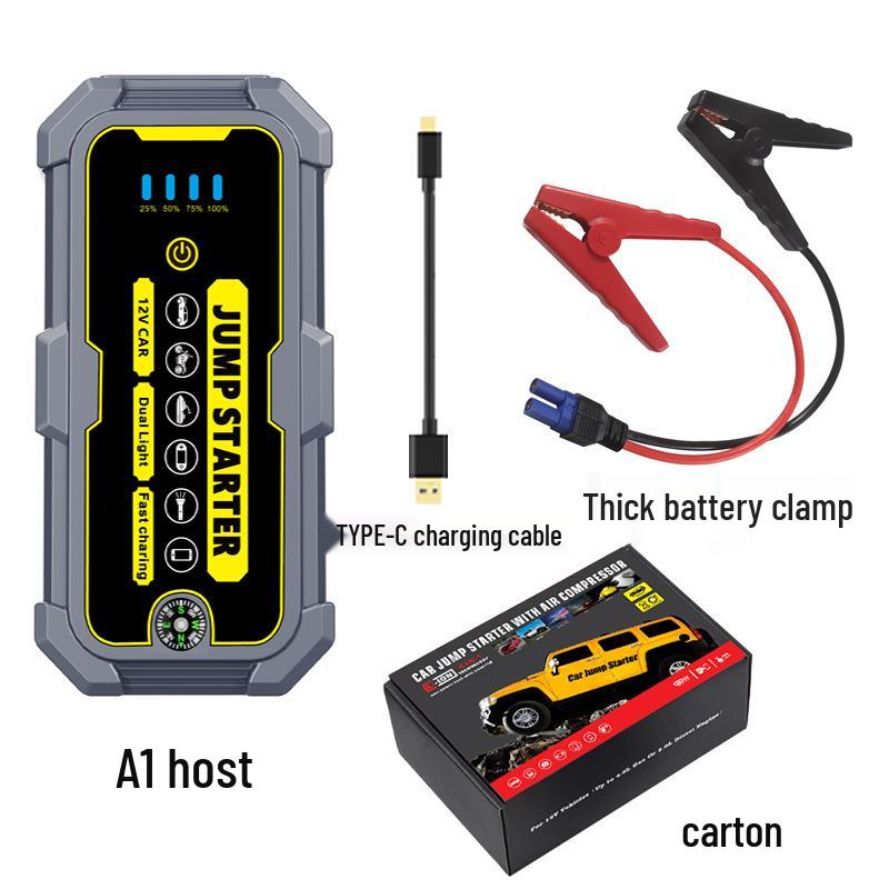 

Водонепроницаемый автомобильный пусковое устройство с быстрой зарядкой аккумулятора PD66W и мощными пусковыми проводами