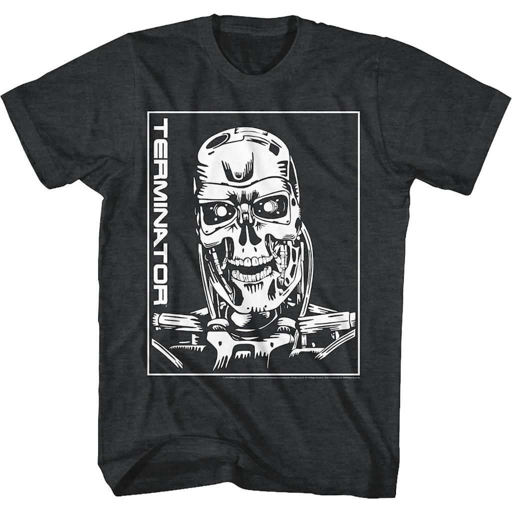 1984 Hollywood Classic Movie Joint Terminator The Terminator Male Schwarzenegger Retro Tshirt Comfortable and Breathable Y2K