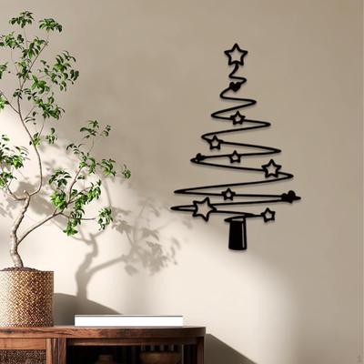 Christmas Tree Ornament for Hanging On The Wall, Decoration, Rustic Decoration