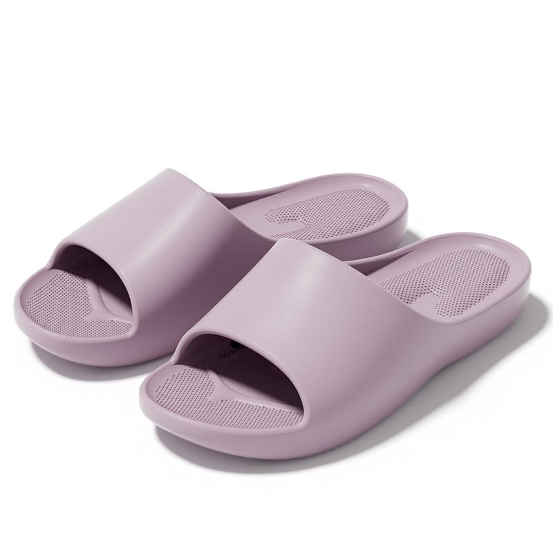

Летние женские шлепанцы с поддержкой свода стопы, плоские, пляжные, для дома, удобные, нескользящие, дышащие, легкие, мужские шлепанцы для ванной 40-41 фиолетовый