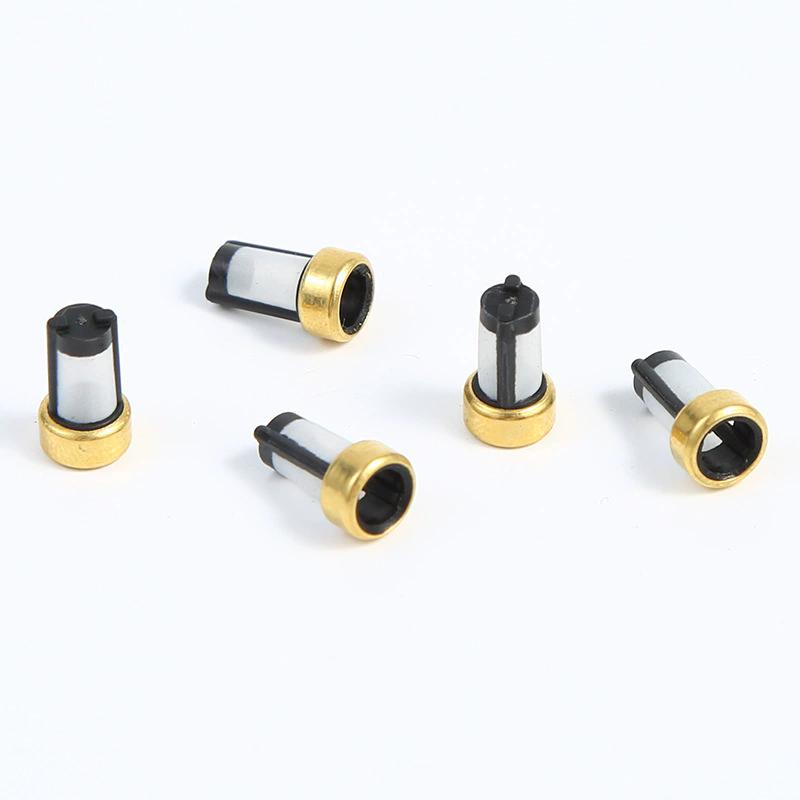 100pcs 6*3*10.7mm 11002 Car Petrol Fuel Injector Micro Basket Filter For Terrain ASNU003 Sapre Replacement Parts