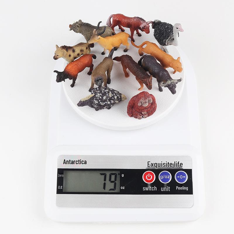 Cognitive Cat Simulation Model: Mini Tabby, Black, White Cat Educational Toy