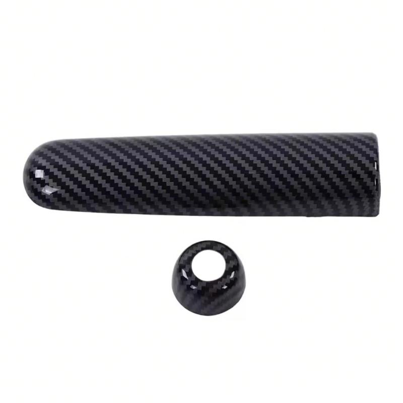 ABS Handbrake Accent Trim for F55 F56 F57, Carbon Pattern Cover for Console Detail, Cabin Trim Finish, and Brake Area Panel Styling