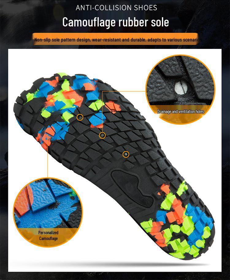 Unisex Schnelltrocknende Rutschfeste Outdoor Trekking- & Strandschuhe, Verschleißfest für Wasser & Land
