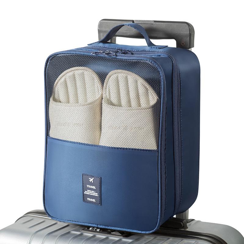 Portable Shoe Storage Bag for Travel Dustproof Shoe Organizer with Japanese Style