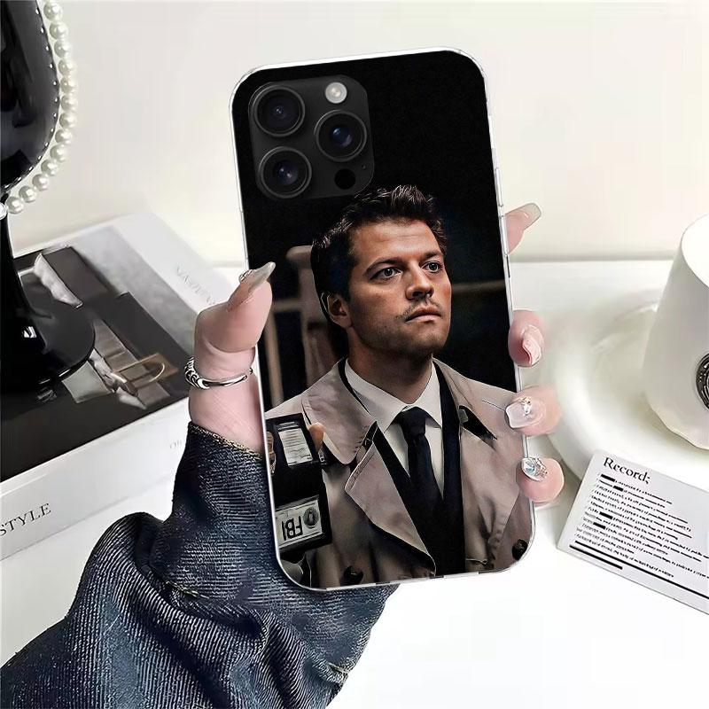 Angel Castiel Supernatural Soft Phone Case For IPhone 18 11 17 Air 16E 16 Pro Max 15 + 14 Plus 13 Mini 12 Apple 7 SE 8 Fundas Coque