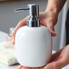 450ml Ceramic Empty Refillable Bathroom Liquid Lotion Dispenser Pump Bottle
