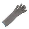 Extra lange Manschette 40cm Edelstahl Kettenhemd Schnittfeste Handschuhe für Fleischverarbeitung & Maschinen