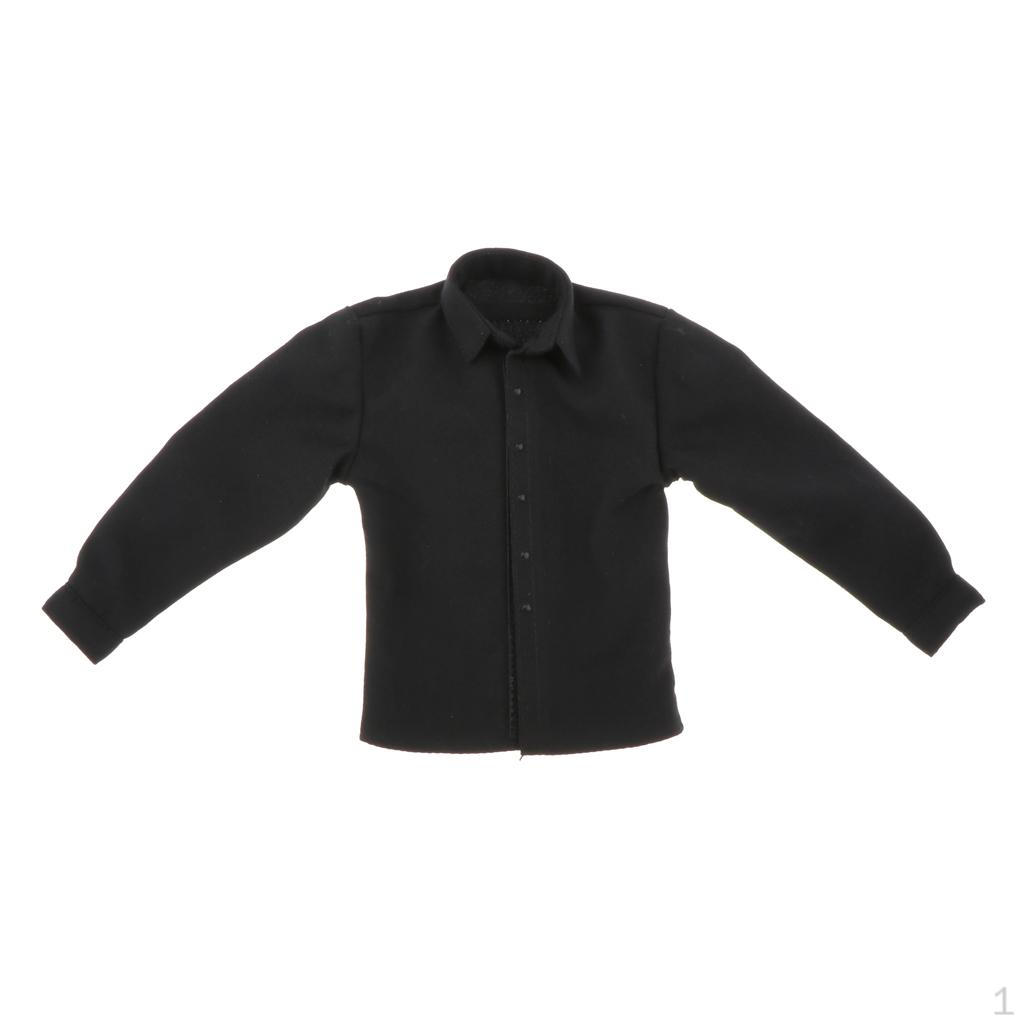1/6 Formal Mans Dress Long Sleeve Shirt For 12inch Action Figures