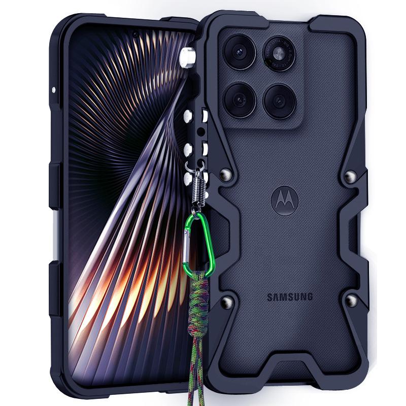 

Металлическая броня для Moto Edge60 Fusion Рамка для Motorola Edge 60s 60 Pro Бампер из алюминиевого сплава Противоударный чехол-накладка Motorola Edge 60s