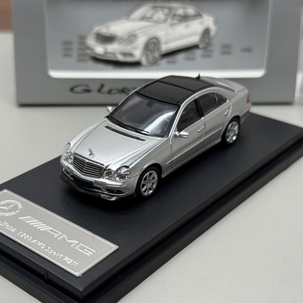 

Glory Model 1/64 E280 sport W211 Alloy Car Diecasts & Toy Vehicles Car Model Miniature Scale Model Car For Children серый