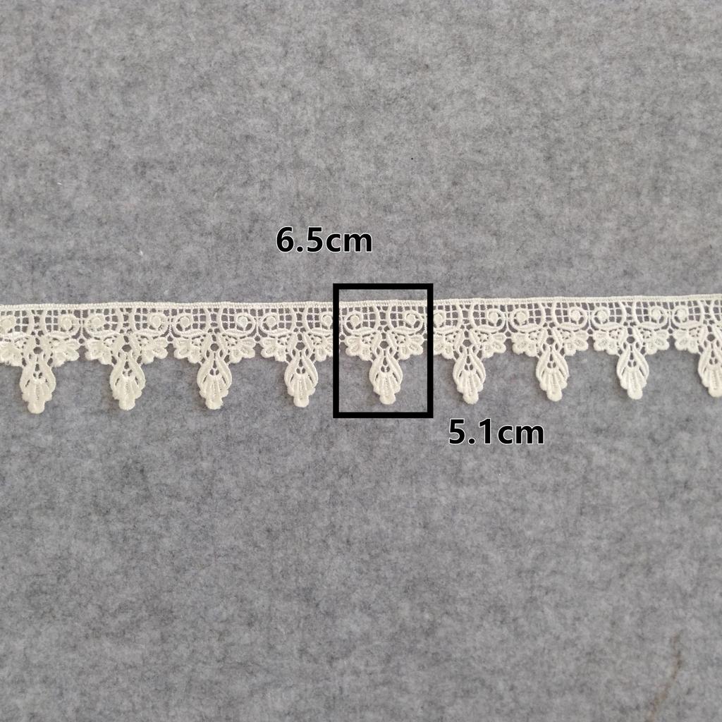 Diy Small Flower Lace Barcode Accessories Hollow Lace Clothes Decoration Fabric Water-Soluble Fringe Embroidery Accessories