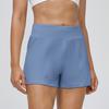 Womens High-Waisted Quick-Dry Yoga Shorts Loose Fit Athletic Running Summer Workout