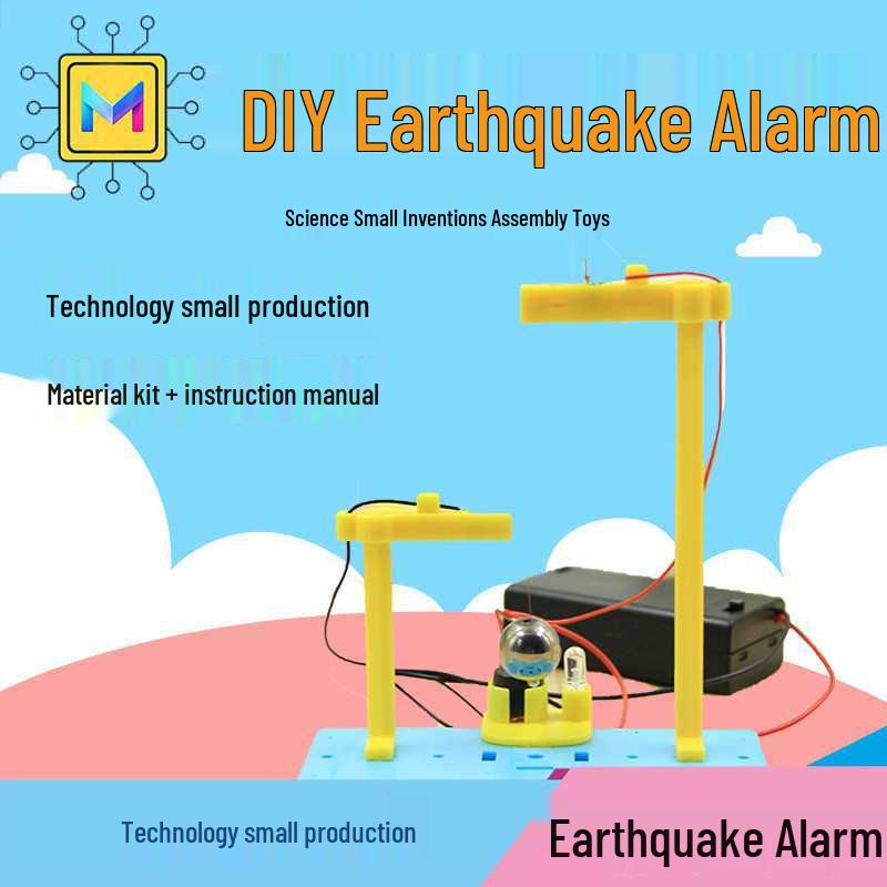 Kids Science & Technology Earthquake Detector Alarm Model - Educational Toy for 5-12 Years Other
