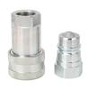 NPT34in Hydraulic Quick Coupler Hardened Steel Female and Male Hydraulic Quick Connect Fittings