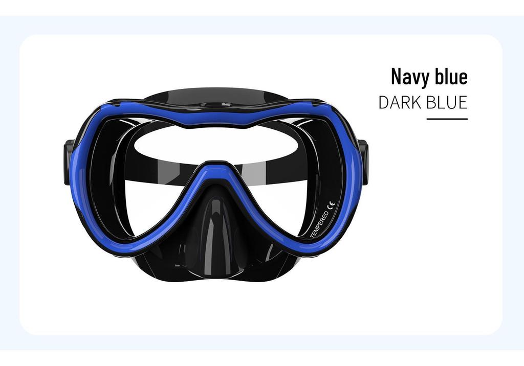Silicone Tempered Glass Snorkel & Diving Mask