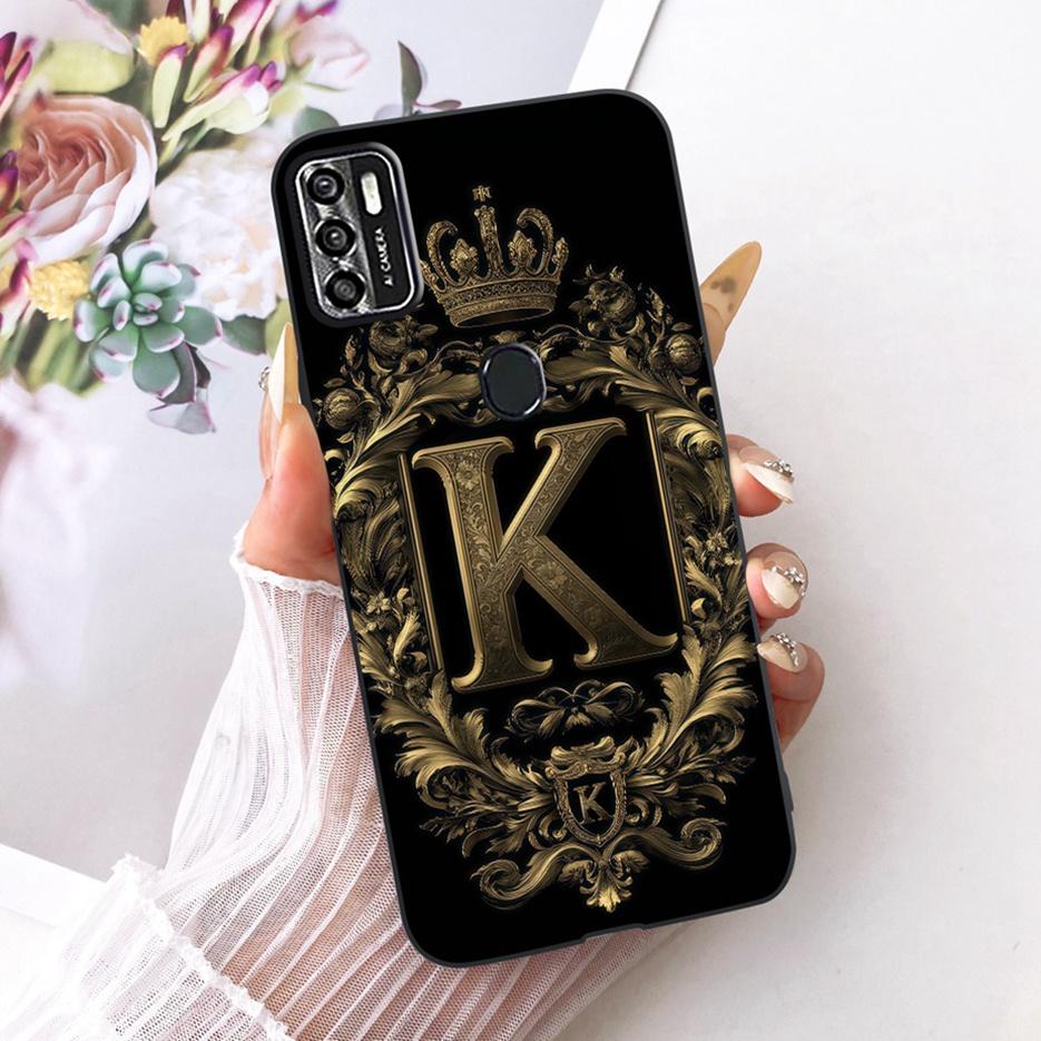 For ZTE Blade A7s 2020 Case A7020 Cute Crown Letters Cover Soft Silicone Phone Case For ZTE Blade A7s 2020 BladeA7s Fundas Coque
