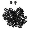 Nylon Bumper Retainer Clips Set Black Replacement Fastener Accessories