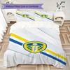 Leeds United Vzorované povlečení Sada přikrývky Potah na přikrývku Povlak na polštář Domácí dekorace Dárek k narozeninám (1 * povlak na peřinu + 2 * povlak na polštář bez jádra)67